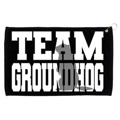 Team Groundhog Fun Matching Groundhog Day Design Gift Grommeted Golf Towel