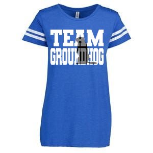 Team Groundhog Fun Matching Groundhog Day Design Gift Enza Ladies Jersey Football T-Shirt