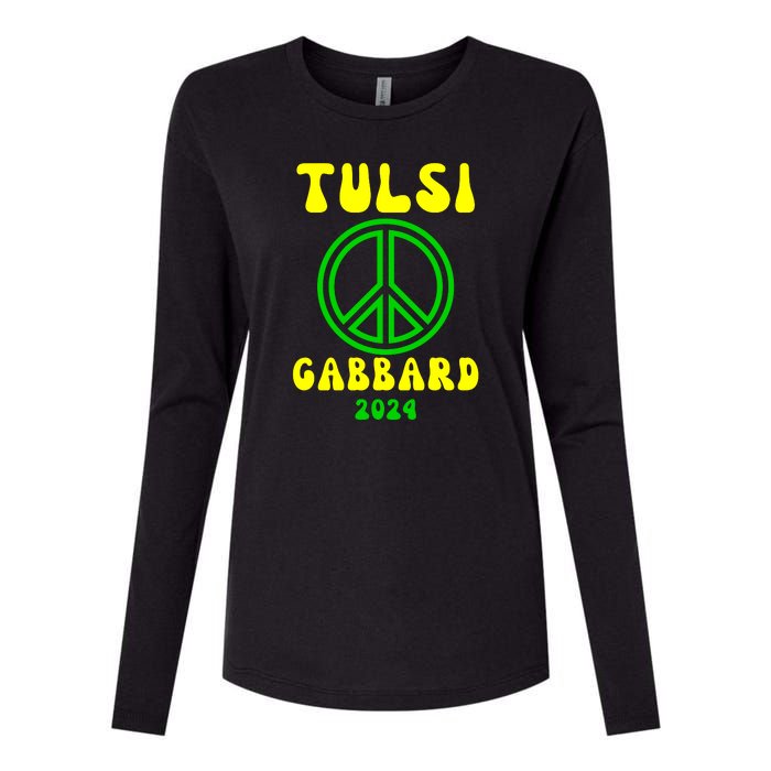 Tulsi Gabbard For President 2024 Womens Cotton Relaxed Long Sleeve T-Shirt