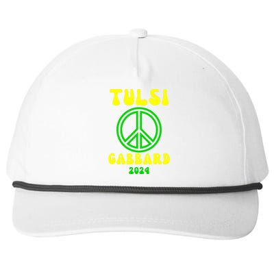 Tulsi Gabbard For President 2024 Snapback Five-Panel Rope Hat