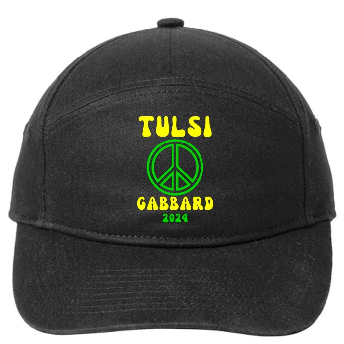 Tulsi Gabbard For President 2024 7-Panel Snapback Hat