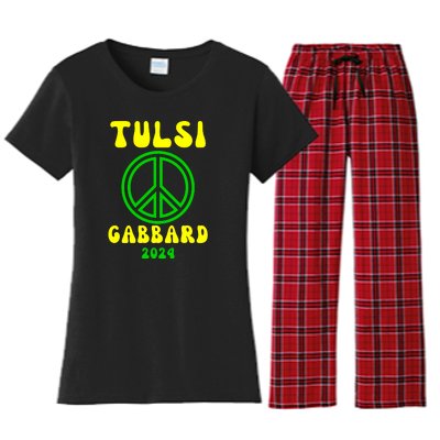 Tulsi Gabbard For President 2024 Women's Flannel Pajama Set