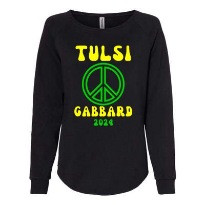 Tulsi Gabbard For President 2024 Womens California Wash Sweatshirt