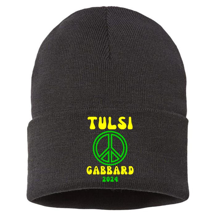 Tulsi Gabbard For President 2024 Sustainable Knit Beanie