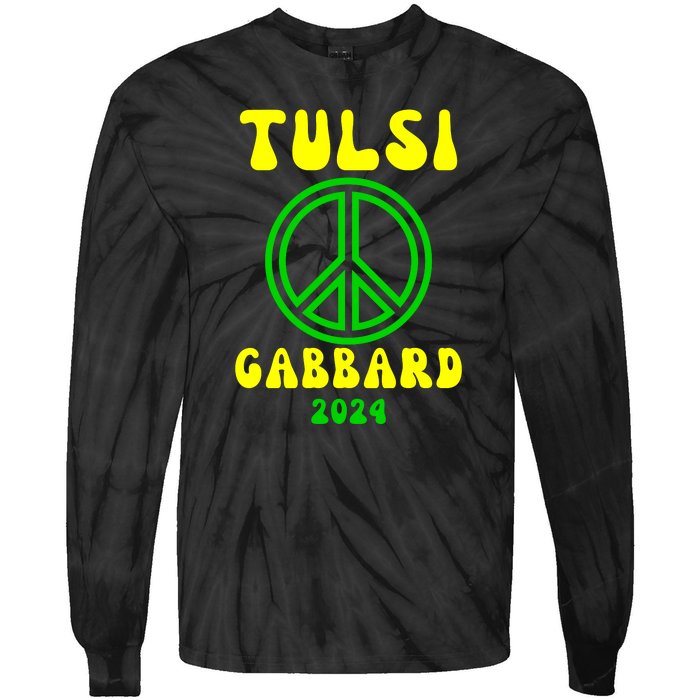 Tulsi Gabbard For President 2024 Tie-Dye Long Sleeve Shirt