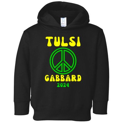 Tulsi Gabbard For President 2024 Toddler Hoodie