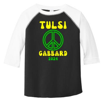 Tulsi Gabbard For President 2024 Toddler Fine Jersey T-Shirt