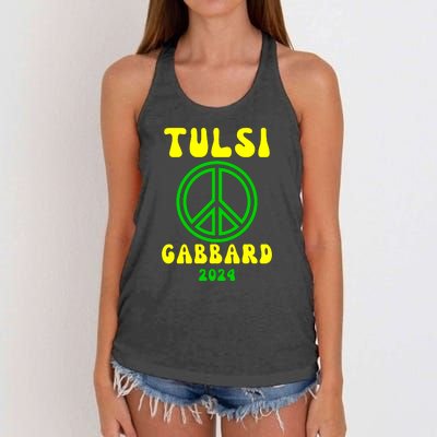 Tulsi Gabbard For President 2024 Women's Knotted Racerback Tank