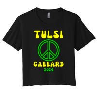 Tulsi Gabbard For President 2024 Women's Crop Top Tee