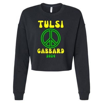 Tulsi Gabbard For President 2024 Cropped Pullover Crew