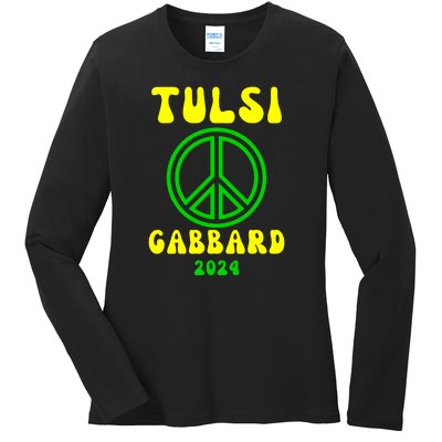 Tulsi Gabbard For President 2024 Ladies Long Sleeve Shirt