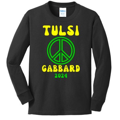 Tulsi Gabbard For President 2024 Kids Long Sleeve Shirt