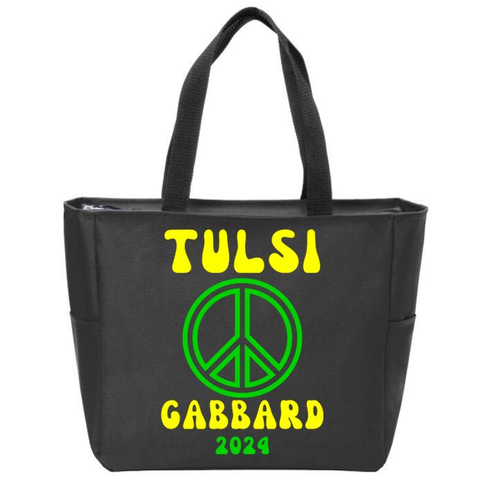 Tulsi Gabbard For President 2024 Zip Tote Bag