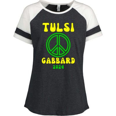 Tulsi Gabbard For President 2024 Enza Ladies Jersey Colorblock Tee