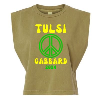 Tulsi Gabbard For President 2024 Garment-Dyed Women's Muscle Tee