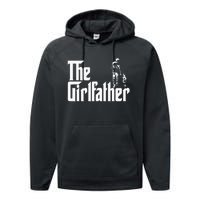 The Girlfather Funny Daddy Daughter Performance Fleece Hoodie