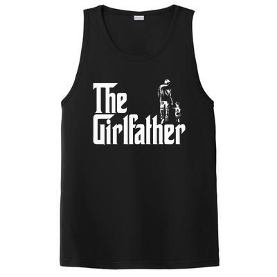 The Girlfather Funny Daddy Daughter PosiCharge Competitor Tank