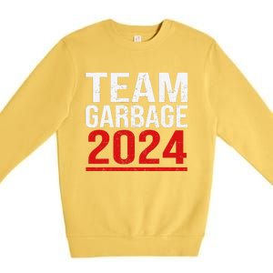 Team Garbage For Trump 2024 Elections 2024 Vote For Trump Premium Crewneck Sweatshirt