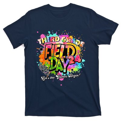 Third Grade Field Day 2024 Let The Games Begin Teachers T-Shirt