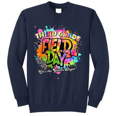 Third Grade Field Day 2024 Let The Games Begin Teachers Tall Sweatshirt