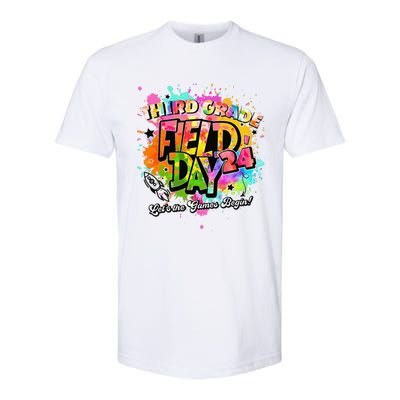 Third Grade Field Day 2024 Let The Games Begin Teachers Softstyle CVC T-Shirt