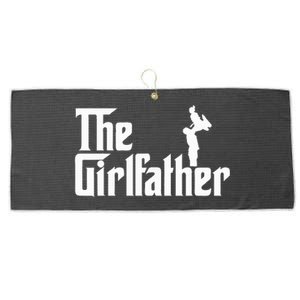 The Girl Father Gift Funny Dad Large Microfiber Waffle Golf Towel