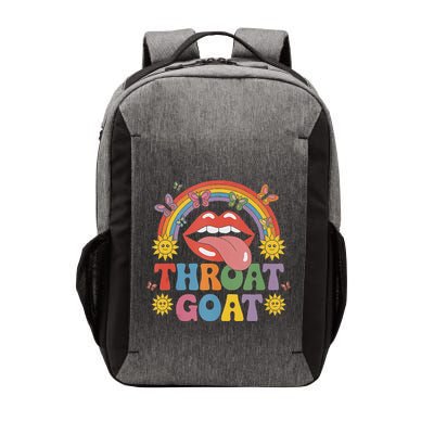 Throat Goat Funny Rainbow Pride Lips Tongue Novelty Vector Backpack