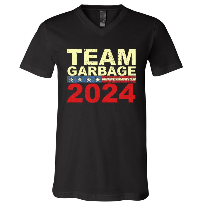 Team Garbage For Trump 2024 Elections 2024 Vote For Trump V-Neck T-Shirt