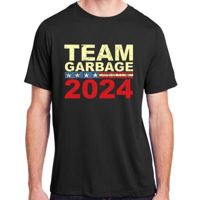 Team Garbage For Trump 2024 Elections 2024 Vote For Trump Adult ChromaSoft Performance T-Shirt