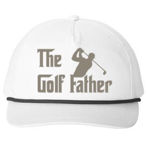 The Golf Father Funny Golfing For Golfer Snapback Five-Panel Rope Hat