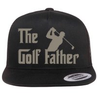 The Golf Father Funny Golfing For Golfer Flat Bill Trucker Hat