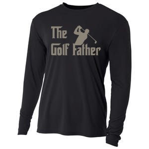 The Golf Father Funny Golfing For Golfer Cooling Performance Long Sleeve Crew