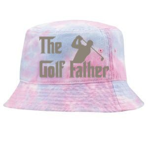 The Golf Father Funny Golfing For Golfer Tie-Dyed Bucket Hat