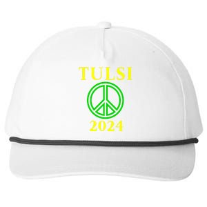 Tulsi Gabbard For President 2024 Snapback Five-Panel Rope Hat