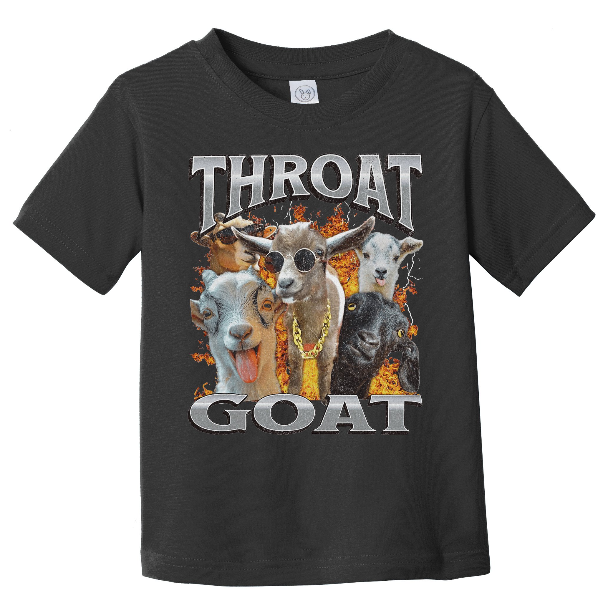 Throat Goat Funny Offensive Adult Humor Bootleg Toddler T-Shirt