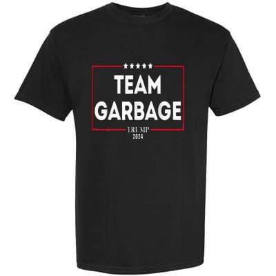 Team Garbage For Trump 2024 Garment-Dyed Heavyweight T-Shirt