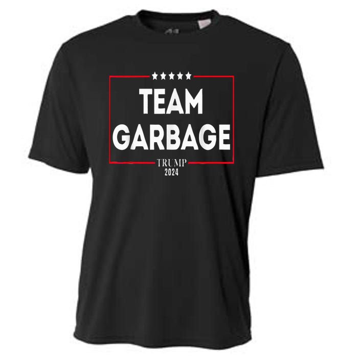 Team Garbage For Trump 2024 Cooling Performance Crew T-Shirt