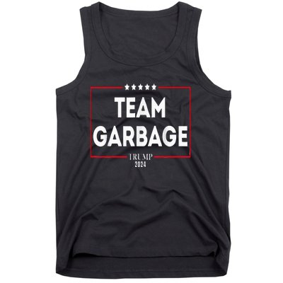 Team Garbage For Trump 2024 Tank Top