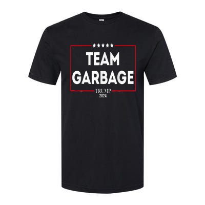 Team Garbage For Trump 2024 Softstyle CVC T-Shirt