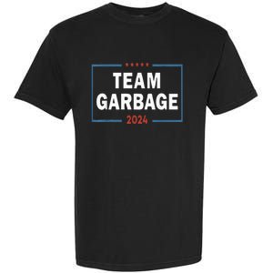 Team Garbage For Trump 2024 Garment-Dyed Heavyweight T-Shirt