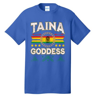 Taina Goddess Flag Atabey Puerto Rico Boriken Boricua Taino Gift Tall T-Shirt