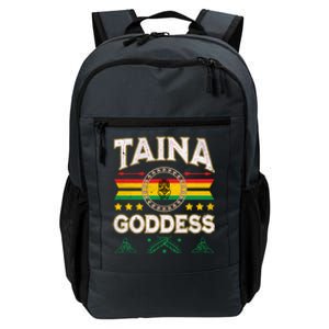 Taina Goddess Flag Atabey Puerto Rico Boriken Boricua Taino Gift Daily Commute Backpack