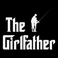 The Girlfather Funny Dad Of Girl Fishing Father And Daughter Impact Tech Backpack