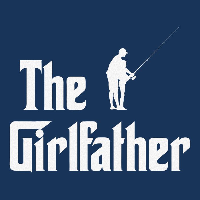 The Girlfather Funny Dad Of Girl Fishing Father And Daughter Cooling Performance Crew T-Shirt