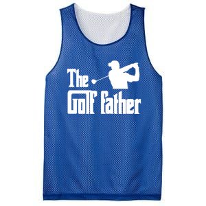 The Golf Father Funny Golf Dad Joke Pun Gift Mesh Reversible Basketball Jersey Tank