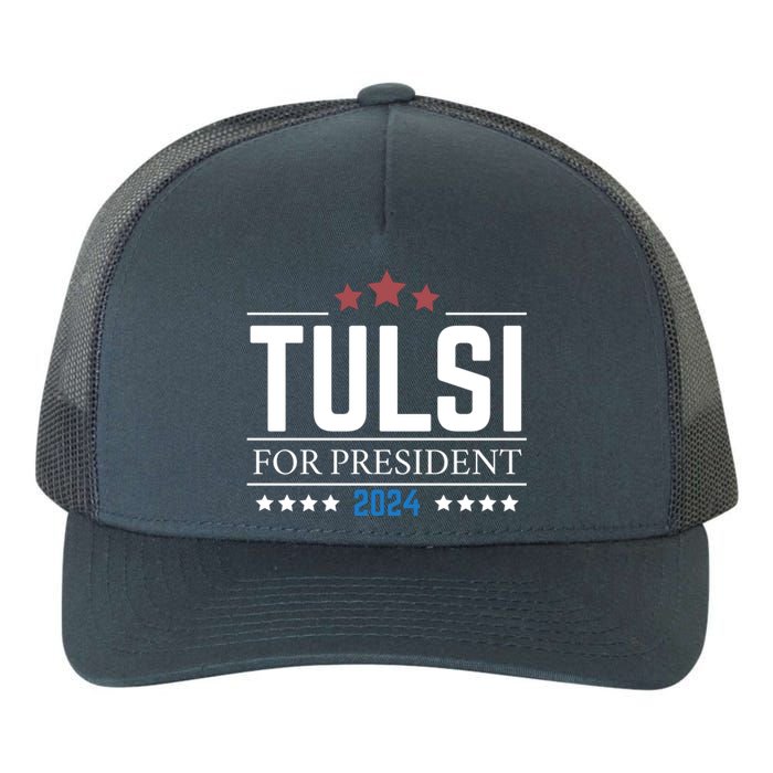 Tulsi Gabbard For President 2024 Yupoong Adult 5-Panel Trucker Hat