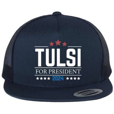 Tulsi Gabbard For President 2024 Flat Bill Trucker Hat