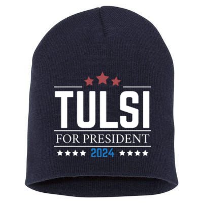 Tulsi Gabbard For President 2024 Short Acrylic Beanie