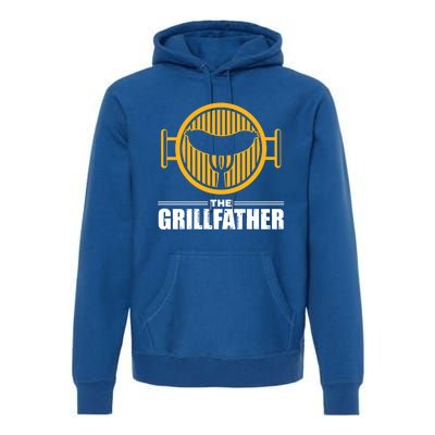 The Grillfather Funny Gift Premium Hoodie