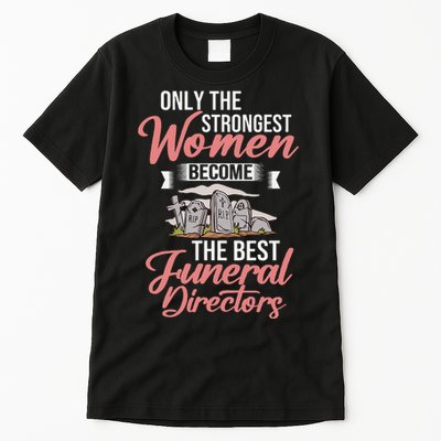 Tombstone Grave Funny Cemetery Funeral Director Mortician Tall T-Shirt